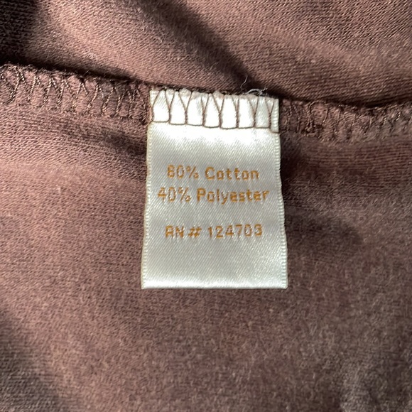 Baxter & Wells Petite Brown Knit Top Large - Picture 5 of 8